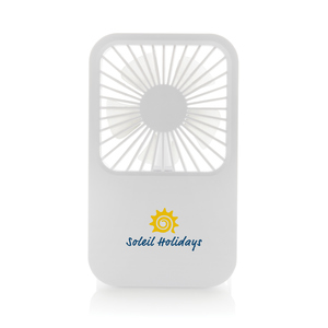 Fotografie k reklamnímu předmětu „Stolní dobíjecí větráček Aervina z recyklovaného plastu RCS“