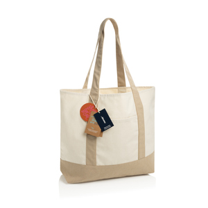 Fotografie k reklamnímu předmětu „SHOP LOCAL AWARE™ taška Tote z recyklované bavlny 350 gsm.“