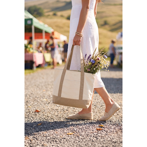 Fotografie k reklamnímu předmětu „SHOP LOCAL AWARE™ taška Tote z recyklované bavlny 350 gsm.“