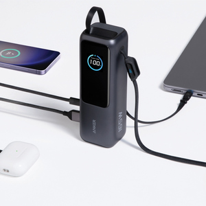 Fotografie k reklamnímu předmětu „Powerbanka Anker 25 000 mA 165 W s vysouvacím kabelem“